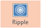 Ripple PowerPoint-overgang