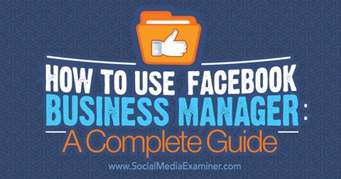 Facebook Business Manager-guide