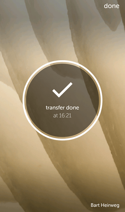 WeTransfer Android komplet
