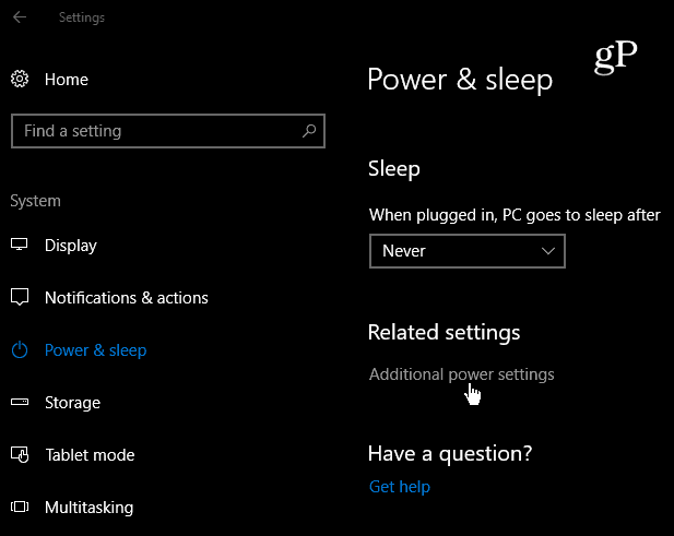 Sådan tilpasses, hvad strømknappen gør i Windows 10
