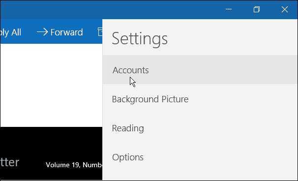 Windows 10 Mail-appkonti
