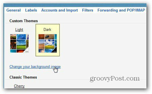 custome temaer lys mørk gmail