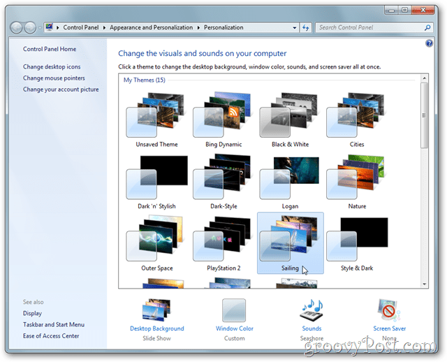 Windows 7-temabibliotek
