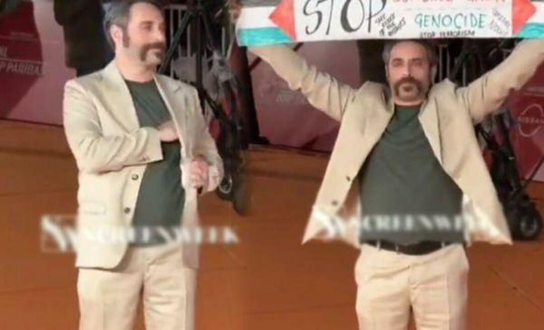 Et rosværdigt skridt fra den italienske skuespiller! Han åbnede et banner til støtte for palæstinensere på filmfestivalen