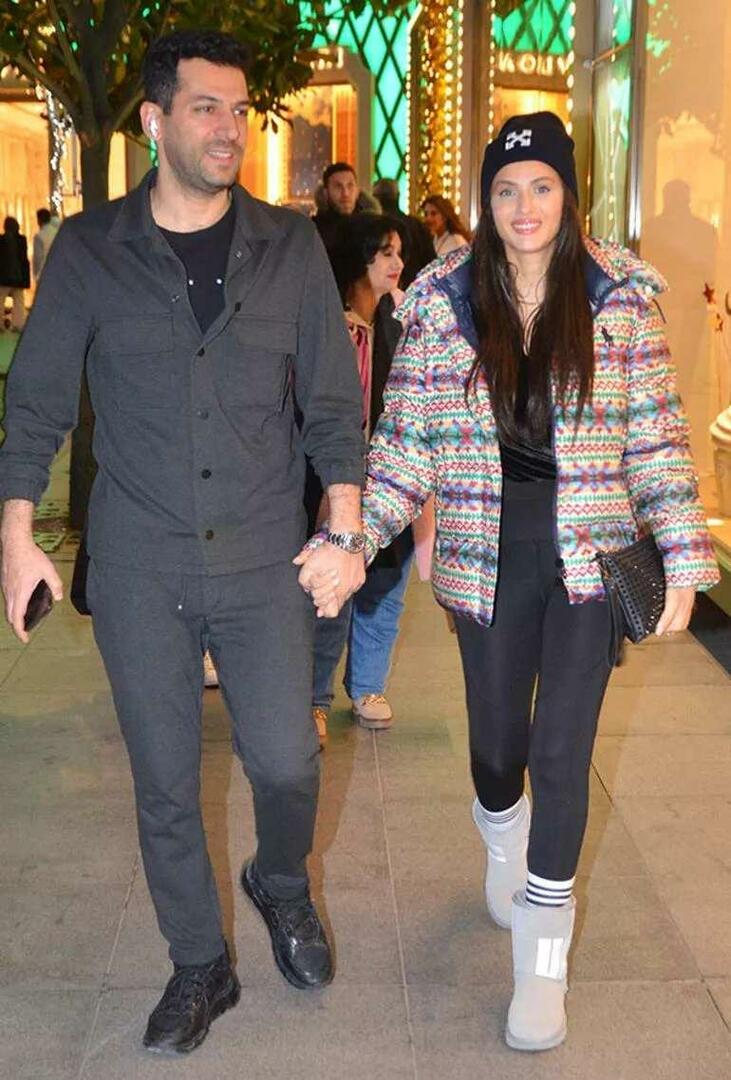 Murat Yıldırım og hans kone İman Elbani