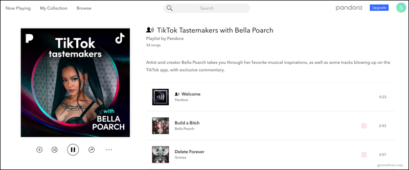 TikTok Tastemakers med Bella Poarch på Pandora