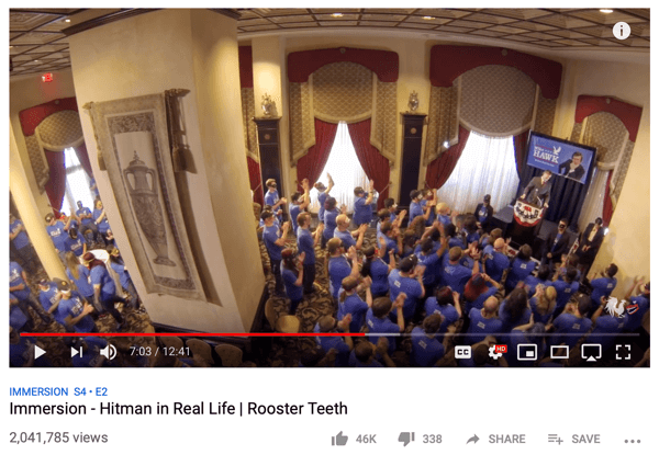 Eksempel på Rofan Teeths superfan-engagement på YouTube.