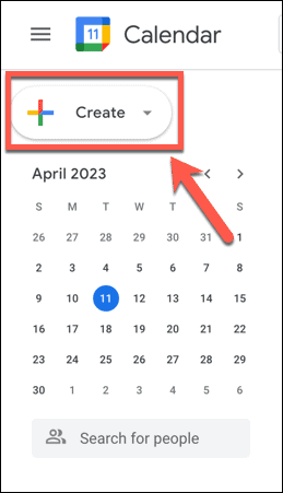 google kalender oprette