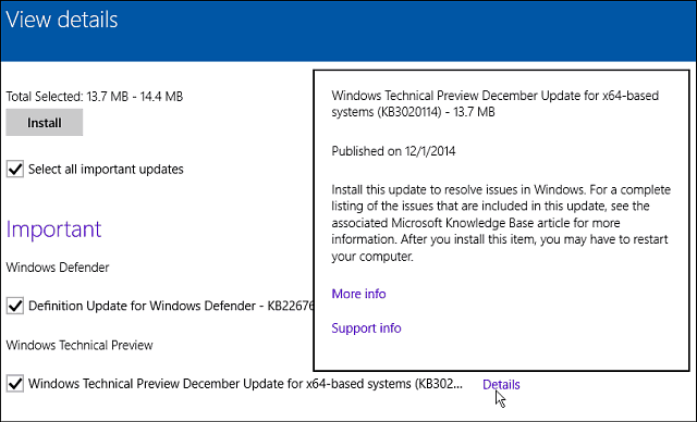 Windows 10-opdatering december