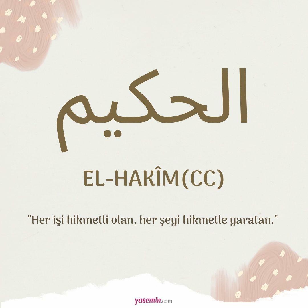 Hvad betyder al-Hakim (cc)?