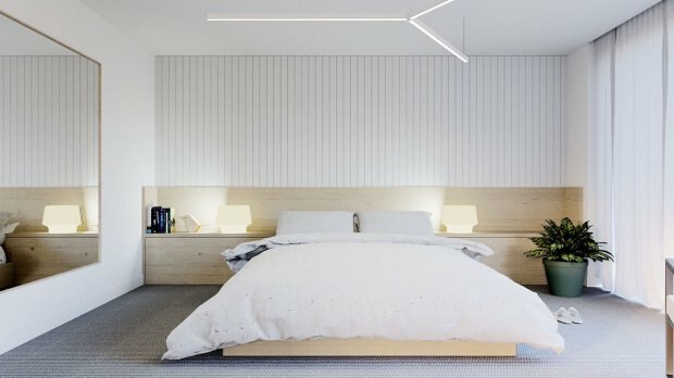 minimalistisk soveværelsesdekoration