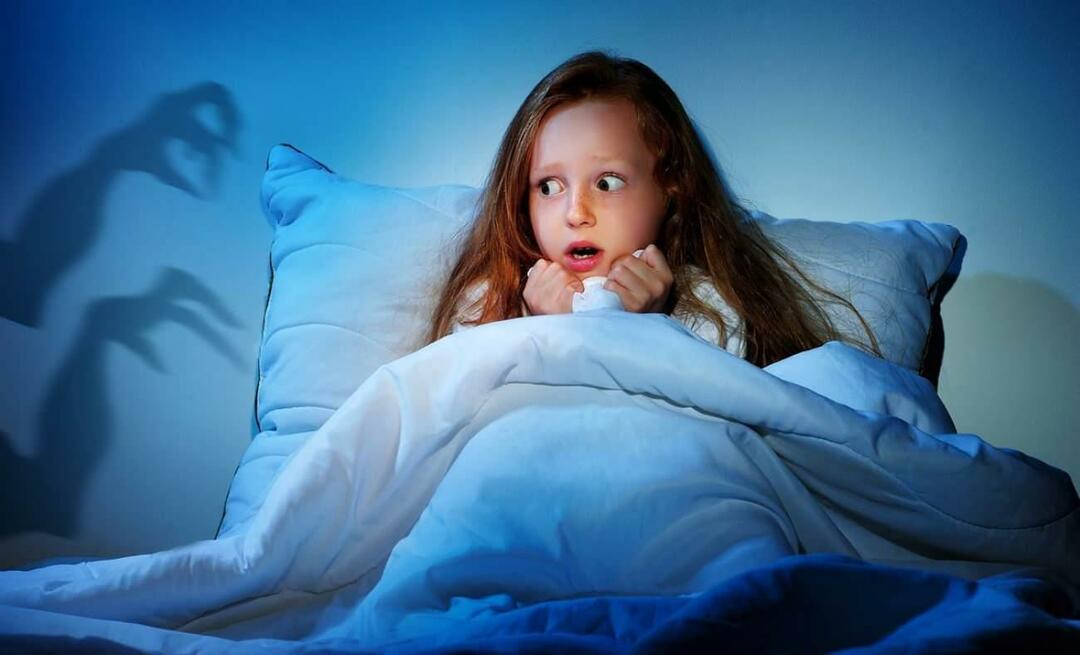 Hvordan skal børn med natskræk gribes an? Hvad er årsagerne til natfrygt?