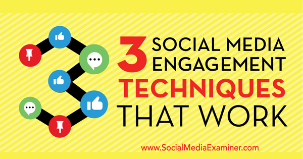 sociale medier engagement teknikker
