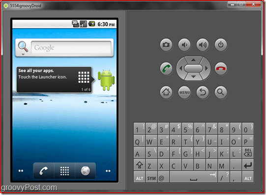 Virtuel Android-telefon