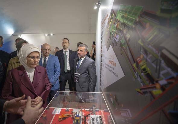 First Lady Erdoğan ved åbningen af ​​transformationsprojektet i Kentpark!