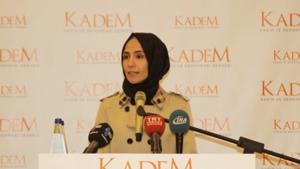 Sümeyye Erdoğan Bayraktar deltager i KADEM-åbningen