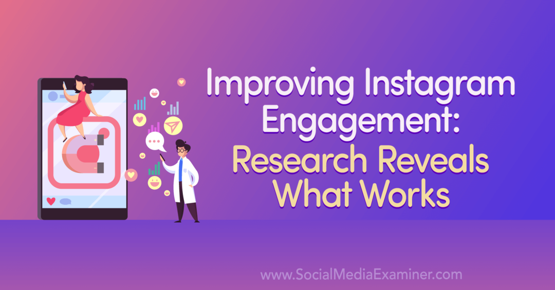 Forbedring af Instagram-engagement: Forskning afslører, hvad der virker af Anna Sonnenberg på Social Media Examiner.