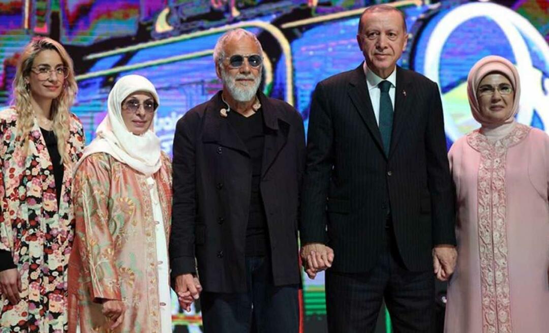 Yusuf Islam gav sin guitar til præsident Erdogan!