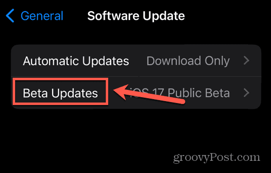 iphone beta opdateringer