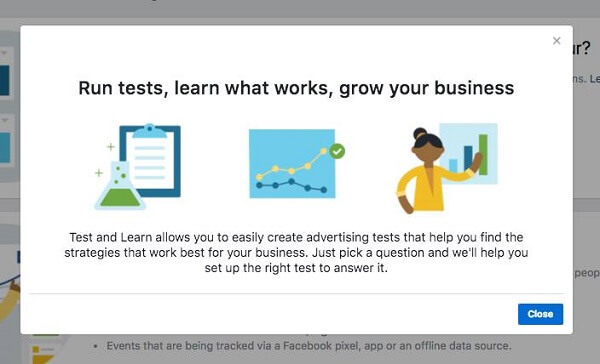 Facebook Business Manager udruller et nyt test- og læringsværktøj.