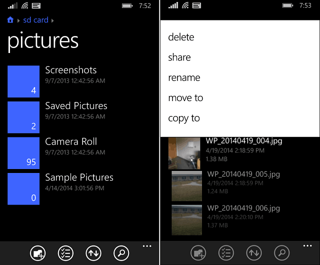 Windows Phone 8.1 File Manager tilgængelig nu