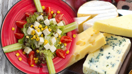 Ostekost, der taber 10 kilo på 15 dage! Hvordan spiser jeg hvilken ost der gør den svag? Chok diæt med hytteost og salat