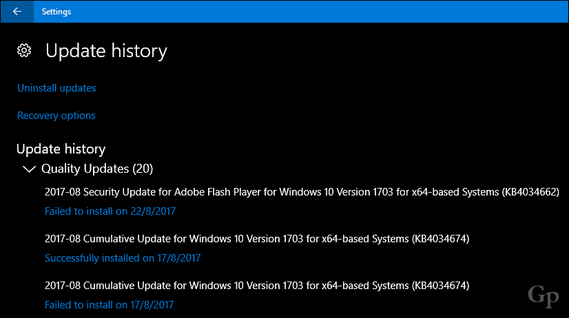 Sådan finder du ud af, om du har installeret de nyeste opdateringer til Windows 10 og Office 365