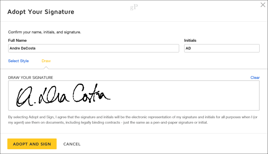 Sådan bruges DocuSign til digital signering af dokumenter