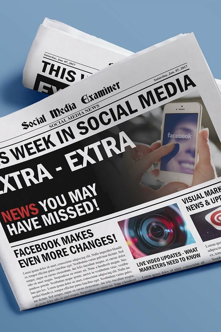 Facebook automatiserer billedtekster til undertekster: Denne uge i sociale medier: Social Media Examiner