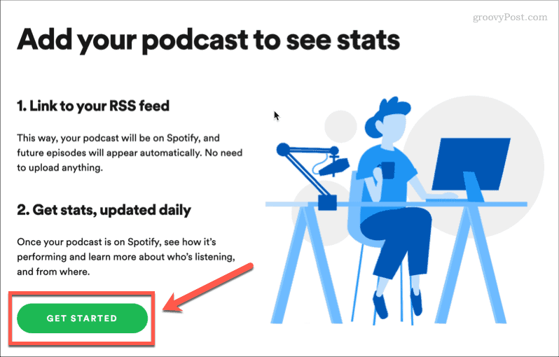 kom i gang med at lave en podcast i spotify