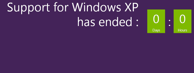 Microsoft slutter XP-support