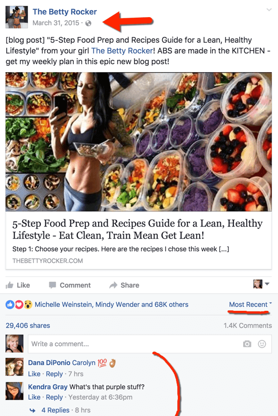 Betty Rocker fortsætter med at samle rækkevidde, engagement og klik fra et Facebook-indlæg, der blev offentliggjort for over to år siden.