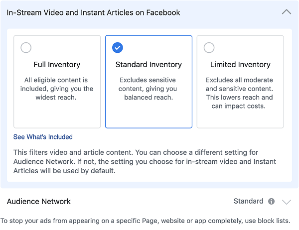 Facebook introducerede et nyt lagerfilter, der vil gøre det lettere for annoncører at kontrollere deres brandsikkerhedsprofil på tværs af forskellige former for medier.