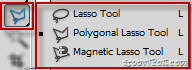 Photoshop CS5 Lasso-værktøjer
