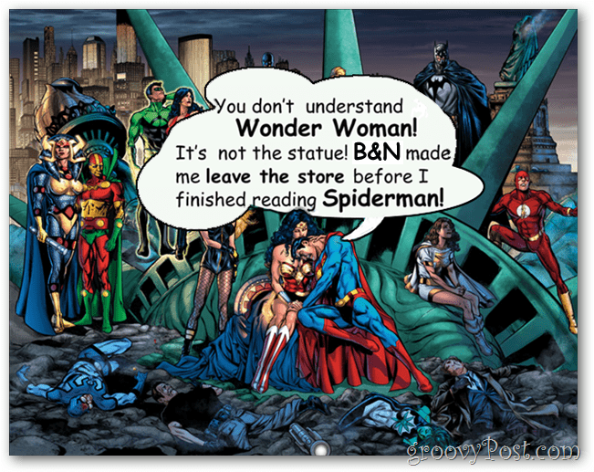 b & n sparker ud DC tegneserier