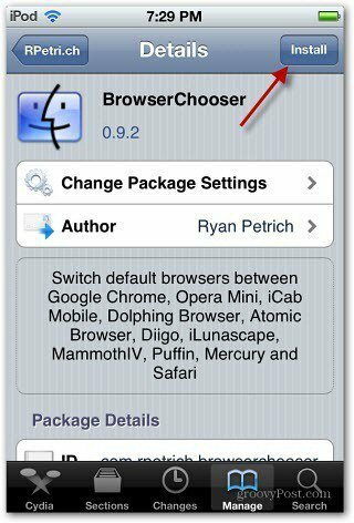 Installer BrowserChooser