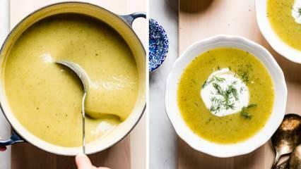 Hvordan laver man sund cremet zucchinisuppe? Nem opskrift på cremet græskarsuppe