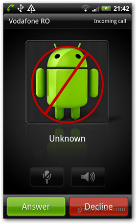 Android: Sådan afvises opkald fra bestemte kontakter