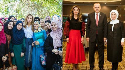 Jordan Queen Rania Al Abdullah mode og kombinationer