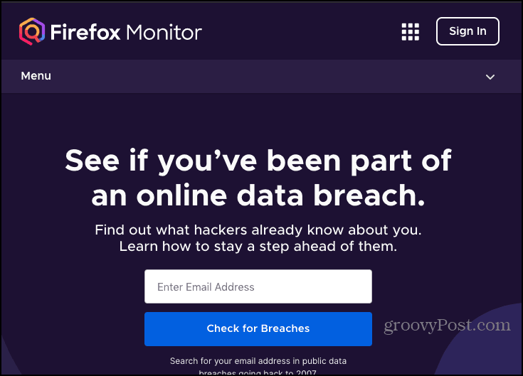 E-mail eller adgangskode hacket? Firefox Monitor er på den