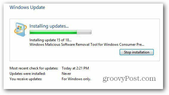 Windows-opdateringer