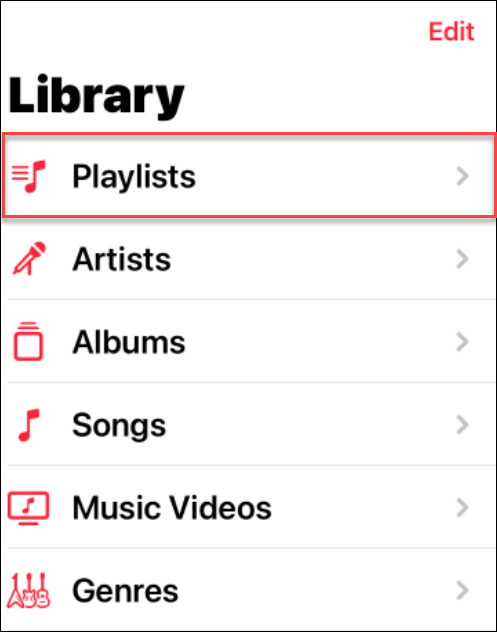  ændre et afspilningslistebillede på Apple Music
