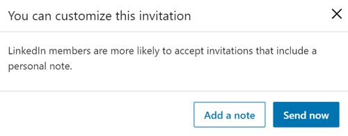 Tilpas LinkedIn-meddelelser, trin 3.