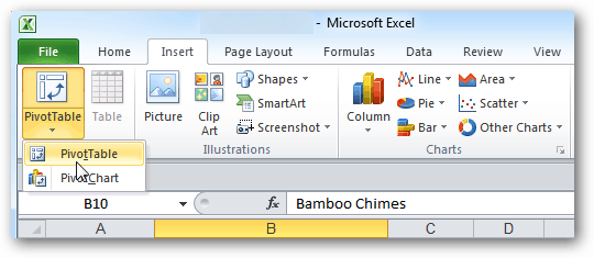 Sådan oprettes pivottabeller i Microsoft Excel