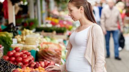 Hvordan fodres i første trimester af graviditeten?