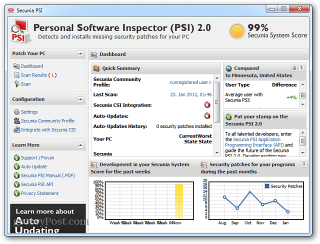 Secunia PSI holder Windows-programmer opdateret