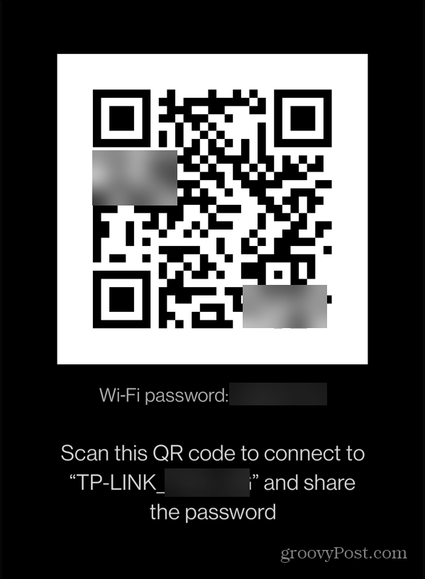 wi-fi adgangskode qr kode