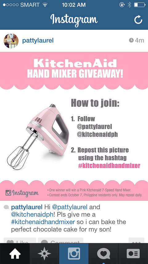 instagram kitchenaid hashtag eksempel