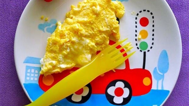 baby omelet opskrift