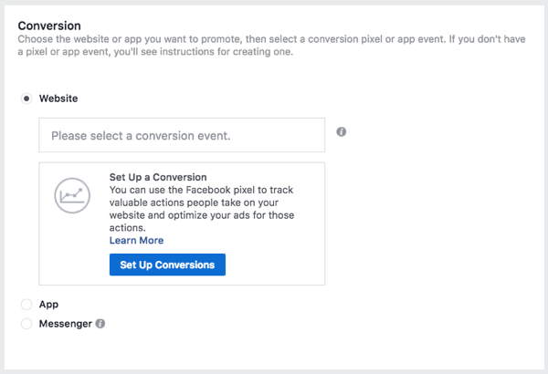 Placer Facebook-pixelkoden på din tak-side, og Facebook kan spore købsadfærd.